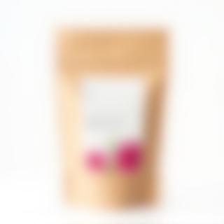 Sealed craft bag of organic hibiscus tea